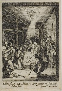 De geboorte van Jezus, uit Het leven van de Maagd