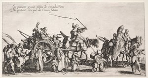 De Bohemiens, ca. 1621-1625 door Jacques Callot