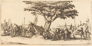 Het kamp, ca. 1633 door Jacques Callot