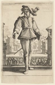 De kapitein of de minnaar, uit Drie Italiaanse komieken