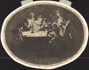De Kaartspelers door Jacques Callot