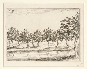 De Kolommen aan de Rand van het Water - nr. 23 uit de serie door Jacques Callot