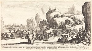 De Oversteek van de Rode Zee door Jacques Callot