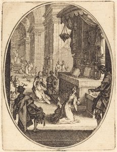 De cultus van God door Jacques Callot