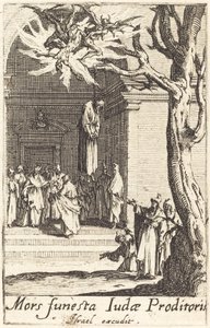 De Dood van Judas, ca. 1634-1635 door Jacques Callot