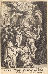 De dood van de Maagd door Jacques Callot