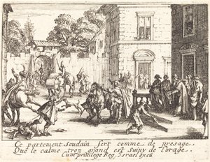 Het Vertrek door Jacques Callot