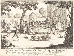De dissipatie door Jacques Callot