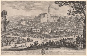 De Kermis in Impruneta door Jacques Callot