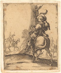 De Valkenier door Jacques Callot