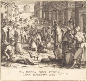 De graanwegers door Jacques Callot