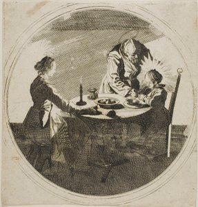 De Heilige Familie aan tafel