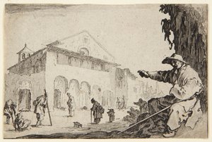 Het hospice door Jacques Callot