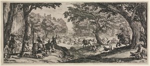 De Grote Jacht door Jacques Callot