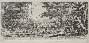 De Grote Ellende van de Oorlog: Wraak van de Boeren door Jacques Callot