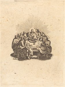Het laatste avondmaal door Jacques Callot