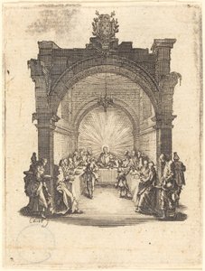 Het laatste avondmaal door Jacques Callot