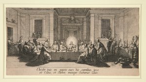 Het Laatste Avondmaal door Jacques Callot