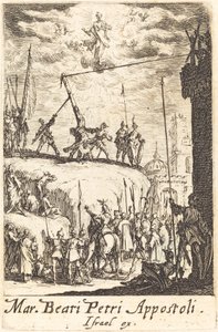 Het martelaarschap van Sint Petrus door Jacques Callot