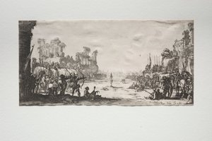 Het Martelaarschap van St. Sebastiaan door Jacques Callot