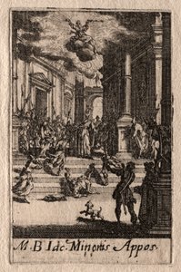 Het Martelaarschap van de Apostelen: St. Jacobus de Mindere door Jacques Callot