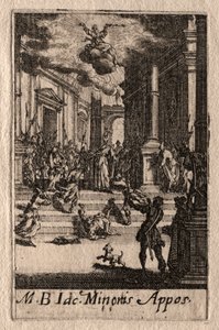 Het Martelaarschap van de Apostelen: St. Jacobus de Mindere door Jacques Callot