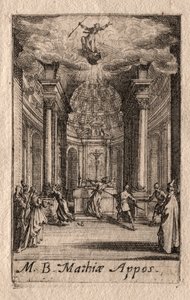 Het Martelaarschap van de Apostelen: St. Matthias door Jacques Callot