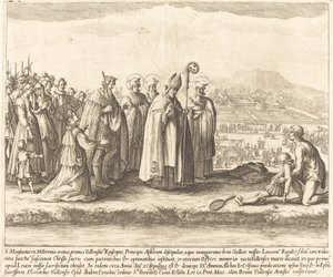 Het wonder van Sint Mansuy door Jacques Callot