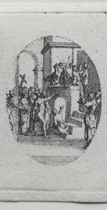 De Mysteriën van de Passie: Christus Gepresenteerd aan het Volk door Jacques Callot
