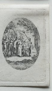 De Mysteries van de Passie: Christus gevangen genomen door Jacques Callot