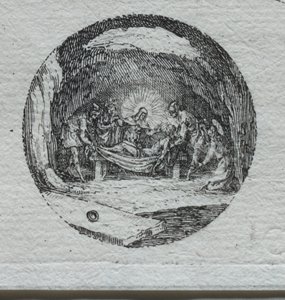 De Mysteries van de Passie: De Graflegging door Jacques Callot