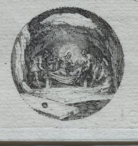 De Mysteries van de Passie: De Graflegging door Jacques Callot