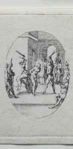 De Mysteriën van de Passie: De Geseling door Jacques Callot