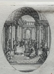 De Mysteries van de Passie: De Presentatie in de Tempel door Jacques Callot