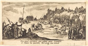 De kruisiging door Jacques Callot