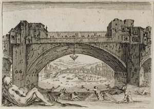De Ponte Vecchio in Florence, uit De Caprices