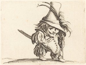 De Dikke Man met de Hoge Hoed door Jacques Callot