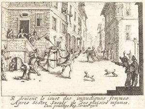 De Ruïne door Jacques Callot