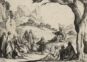 De Bergrede, 1635 door Jacques Callot