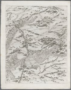 Het beleg van La Rochelle: Plaat 7, 1628-1630 door Jacques Callot