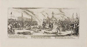 De brandstapel, plaat dertien uit De ellende van de oorlog