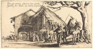De Stopplaats door Jacques Callot