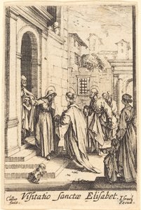 De Visitatie, in of na 1630 door Jacques Callot