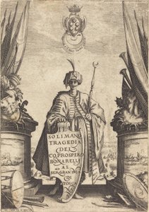 Titelpagina voor "Il Solimano" door Jacques Callot
