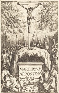 Titelpagina voor "De Martelaarschappen van de Apostelen"