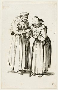 Twee vrouwen bedelaars, plaat acht uit De Bedelaars