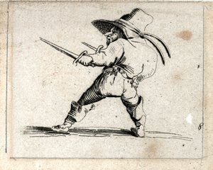 Varie Figure Gobbi ... (gravure) door Jacques Callot