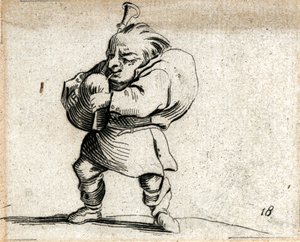 Varie Figure Gobbi ... (gravure) door Jacques Callot