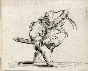 Varie Figure Gobbi ... (gravure) door Jacques Callot