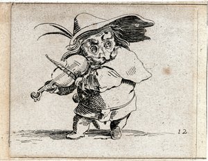 Varie Figure Gobbi ... (gravure) door Jacques Callot